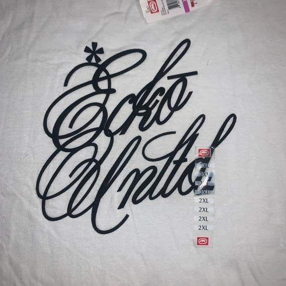 Vintage Y2K Ecko Untld. Unlimited Mens Shirt Script - Picture 2 of 4